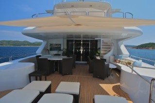 Yacht AMINAH -  Bridge Deck Aft